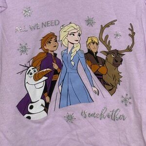 Disney - Frozen - Girls Long Sleeve All We Need Is Each Other Shirt - Size 2T